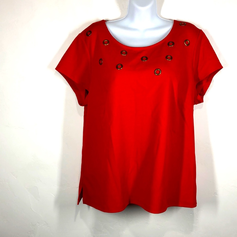 Dressbarn red blouse size 1X